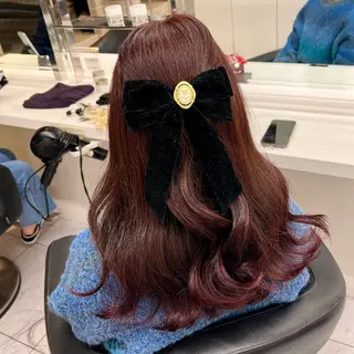 セミロング カラー 💖札幌カラー 指名No.1💖玲奈のヘアスタイル