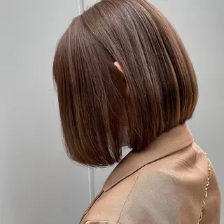 ショート カラー 髪質改善 中川　翔のヘアスタイル