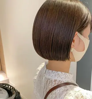 表参道ミディアム レイヤー山岸季生のヘアスタイル