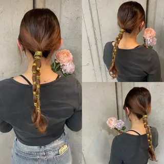 ロング ヘアアレンジ 美髪× ヘアセット✨Araiのヘアスタイル