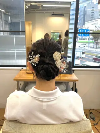 ロング BELO 大阪店所属・BELO OSAKA カエデのヘアスタイル