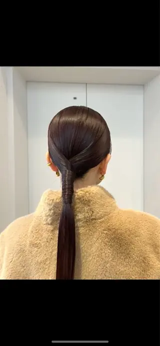 ヘアアレンジ フカミ マナカのヘアスタイル
