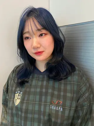 セミロング カラー mai / linoah˚✧のヘアスタイル