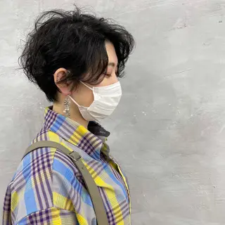 ショート パーマ 田畑 智規のヘアスタイル