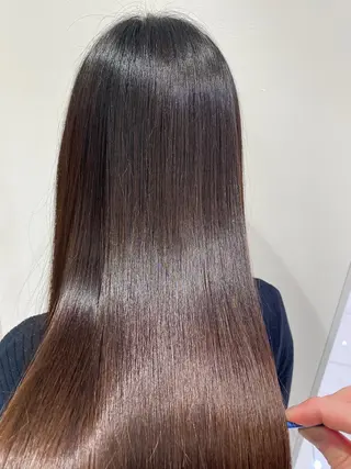 ロング 美髪縮毛矯正 穴見太伍のヘアスタイル