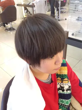 ショート カラー 似合わせ/代表 髪質改善/山田将大のヘアスタイル