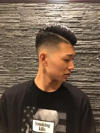 ショート メンズ 岡本 宗士のヘアスタイル
