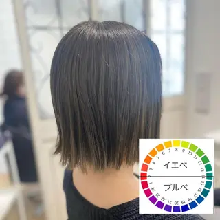 ショート カラー メンズ キッズ ✂︎ショート、ボブ、 レイヤー🩵YUMIのヘアスタイル