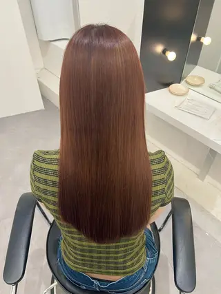 ロング しゅういち/赤み消し カラー特化のヘアスタイル