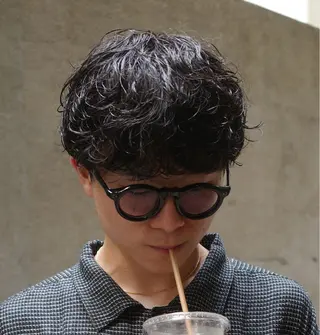 ショート パーマ メンズ 🌀パーマ特化 美容師🌀/しゅんのヘアスタイル