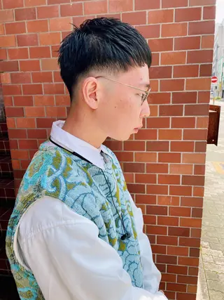 メンズ 丹羽大喜 縮毛矯正/美髪矯正のヘアスタイル