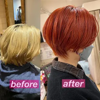 ショート カラー レイヤー×艶髪特化 マネージャー安藤光司のヘアスタイル