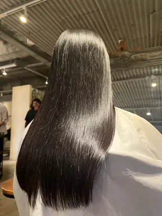ロング 永山 萌文のヘアスタイル