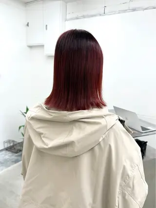 ミディアム manami/ヘア セット/ハイトーンのヘアスタイル