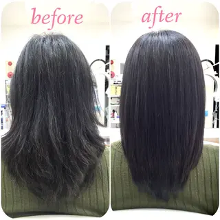 セミロング かしわや かなえのヘアスタイル