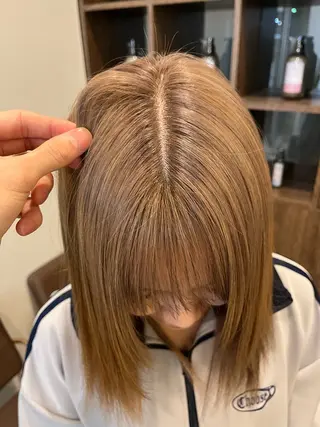 カラー ブリーチ⏳艶カラー Natsukiのヘアスタイル