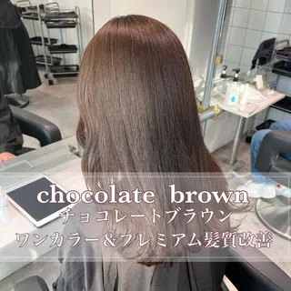 セミロング カラー ヘアアレンジ 韓流トレンドヘア 🎀RINAKO🎀のヘアスタイル