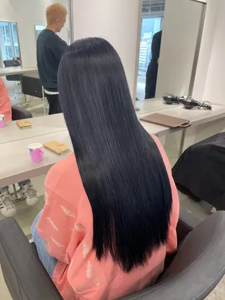 ロング カラー 🎗副店長/井上 竜 ブリーチ指名No.1のヘアスタイル