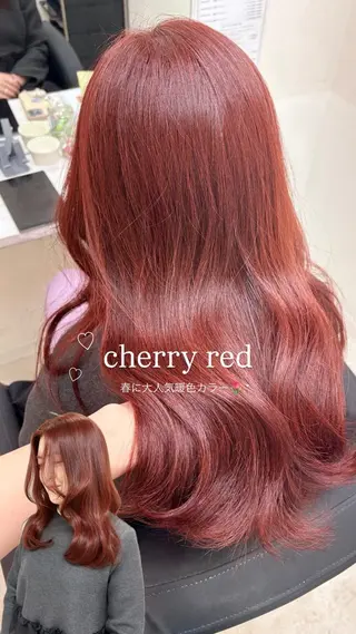 セミロング 🍒透明感カラー/ セット/SAKURAのヘアスタイル