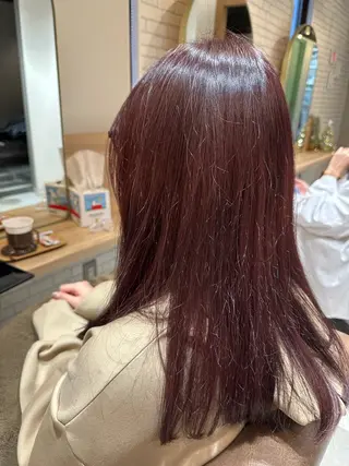 ロング 長谷川 幸帆のヘアスタイル