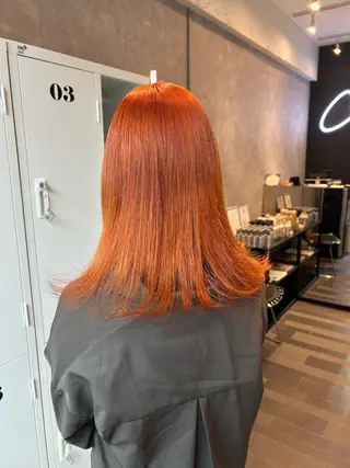 セミロング カラー _WHITE 天神店 YUMEKA🐻のヘアスタイル