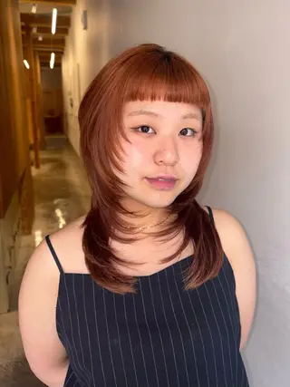 ロング 한국에English OK🌼unaのヘアスタイル