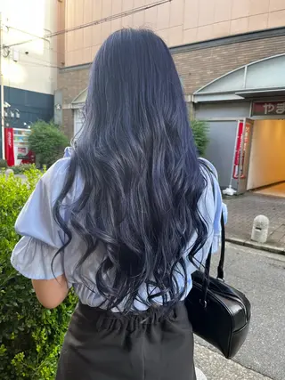 ロング カラー SHIINA 香椎宮前店のヘアスタイル