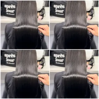 ロング カラー 髪質改善 艶髪矯正 エクステ かいり✂️のヘアスタイル