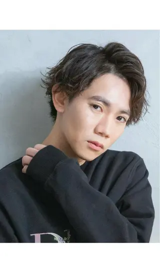 ショート パーマ メンズ 中島 一将のヘアスタイル