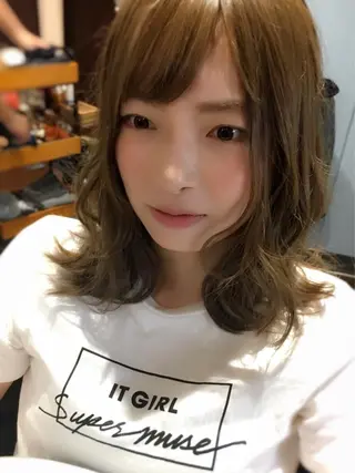 ミディアム カラー 髪質進化系へ 💇‍♀️Yasuのヘアスタイル