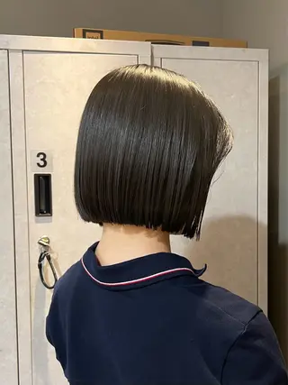 ショート 神戸ボブ✂️ ioe三宮/田 伸佳のヘアスタイル