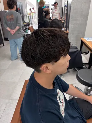 メンズ フェザーの鬼 🇰🇷yutoのヘアスタイル