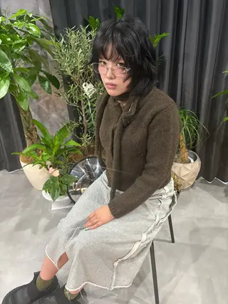 ショート カラー nameless髪質 改善ブリーチ心斎橋のヘアスタイル