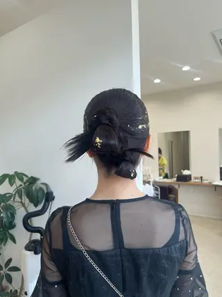 ロング mei/艶髪/透明感 カラー/ヘアセットのヘアスタイル