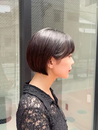 ショート カラー パーマ ヘアアレンジ キッズ 大人スタイル 太田のヘアスタイル