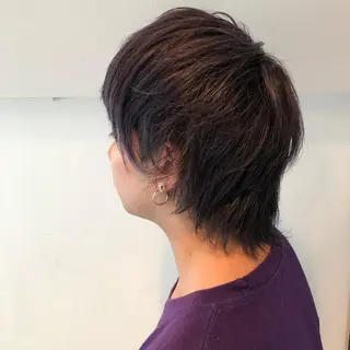 ショート メンズ vain所属・パーマウルフショート 濱田匠のヘアスタイル