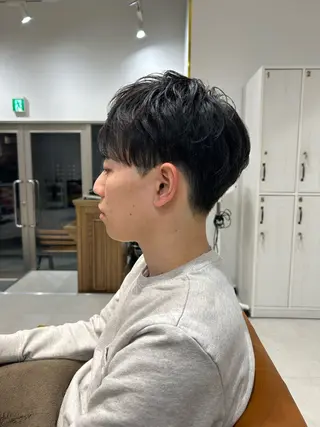 ショート メンズ 山﨑 燦人のヘアスタイル