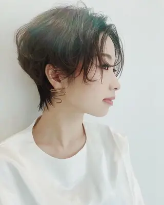 ミディアム カラー パーマ ヘアアレンジ メンズ キッズ ネイル マツエク・マツパ EnBlesS西宮 マンツーマン神道有基のヘアスタイル