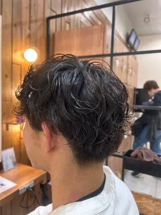 メンズ メンズパーマ/ウルフ /似合わせカット滉一のヘアスタイル