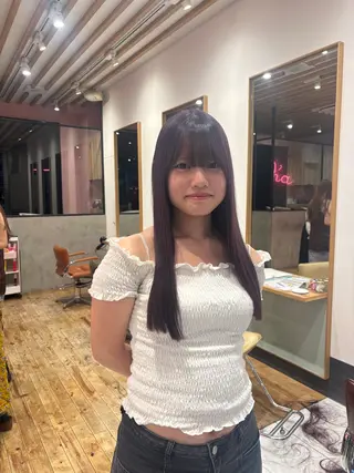 ロング カラー ️🩵RINKA/ 艶color🩵のヘアスタイル