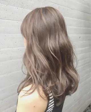 セミロング カラー topstylist 芳賀みなみのヘアスタイル