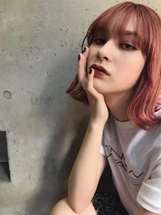ミディアム 透明感カラー🌿ボブ ✨飛田　ケイのヘアスタイル