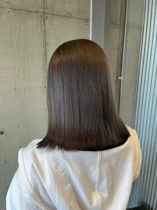 セミロング カラー ヘアアレンジ ボブ×艶カラー 特化・リクト💥のヘアスタイル