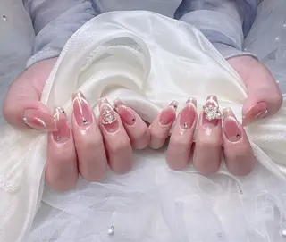 ネイル 🎀も ものネイルデザイン