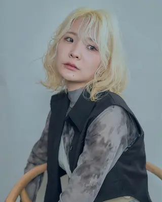 ミディアム パーマ enx天王町店 伊藤　愛央のヘアスタイル