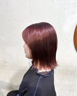 ミディアム レイヤー/ショート /服部ルミナ🦋のヘアスタイル