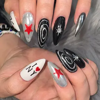 ネイル RICO Nail パーツつけ放題🌈のネイルデザイン