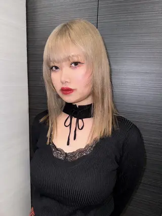 ミディアム カラー designcolo r/似合わせNOKAのヘアスタイル