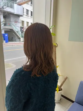 ミディアム パーマ 林 真之介のヘアスタイル