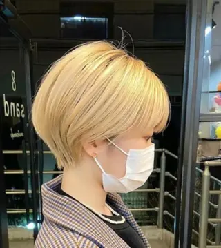 ショート カラー パーマ ヘアアレンジ ショート口コミ横浜 No.１カット/徹平のヘアスタイル